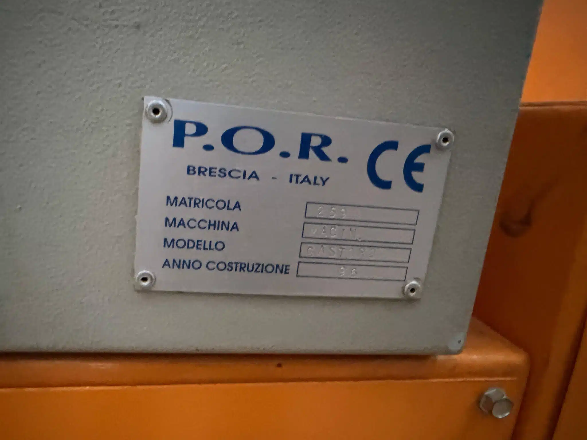 Macinatore Por mod. Castoro Hp10 c.e. usato – Bild 3