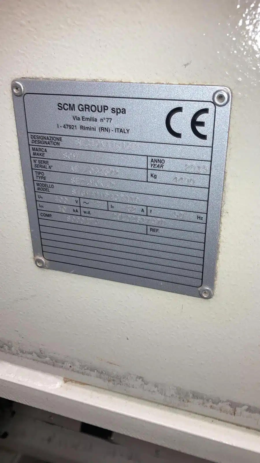 Sezionatrice orizzontale scm Sigma impact mm 4500x4500 c.e. - immagine 6