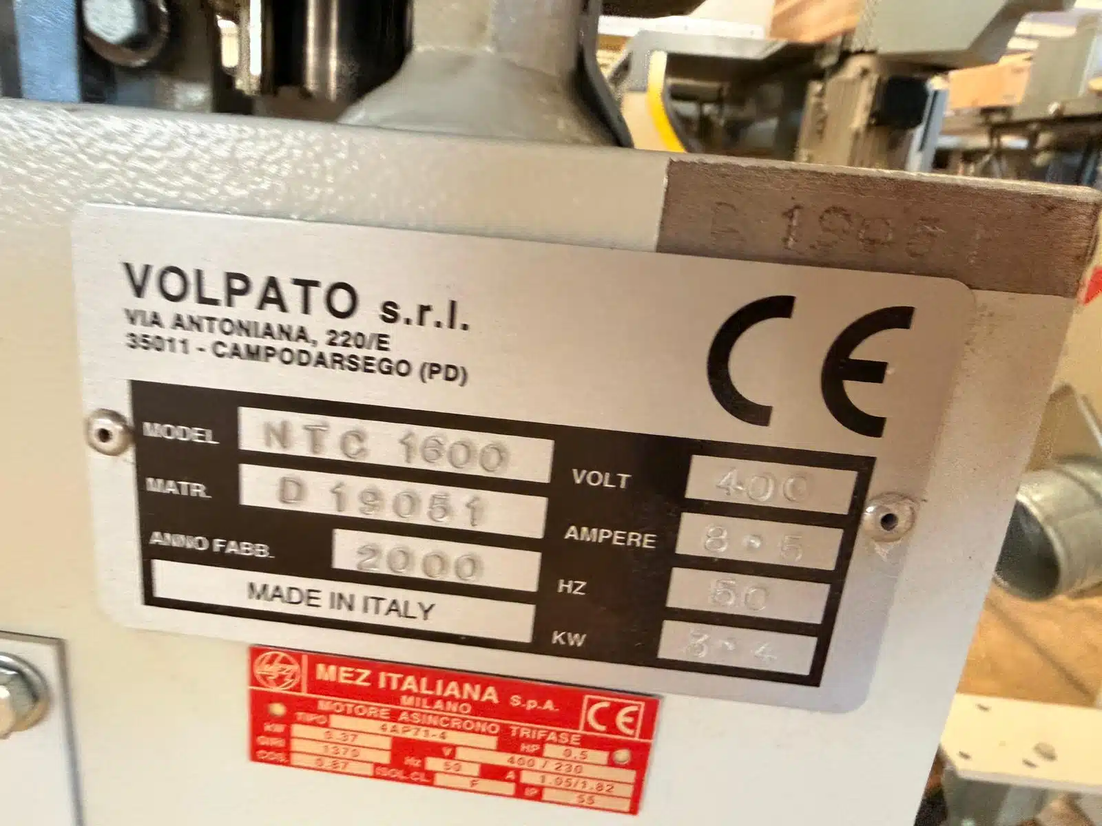 Levigatrice Volpato Ntc 1600 c.e. usata - immagine 4