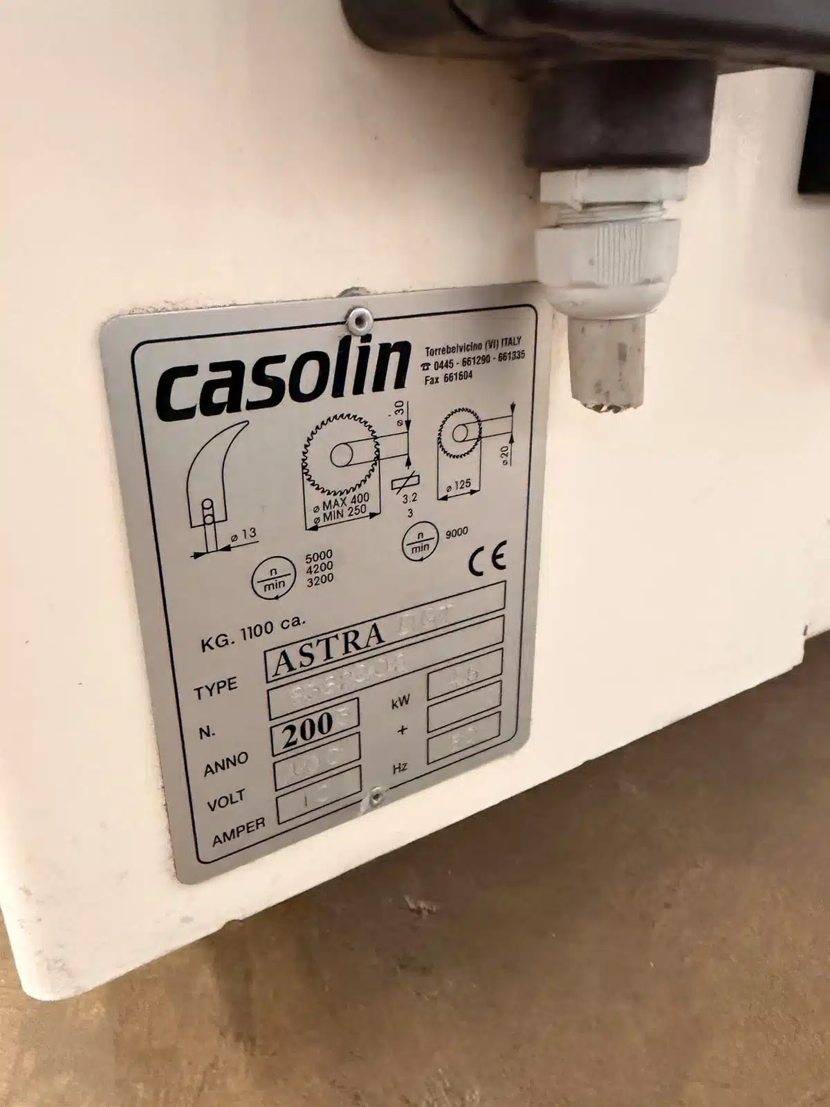 Squadratrice Casolin astra digit c.e. usata - immagine 5